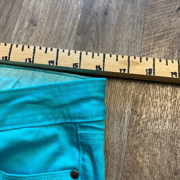 Paige Peg Skinny Bright Blue Denim Jeans Size 30 - Picture 5 of 8